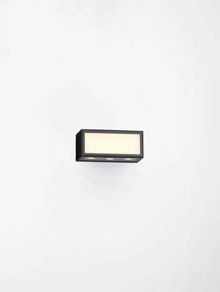 INGA ZIDNA LAMPA LED 3000K 875lm IP65 CRNA NL9030593