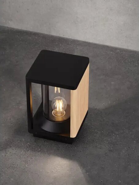 PACIFIC ZIDNA LAMPA E27 IP65 CRNA NL9030605