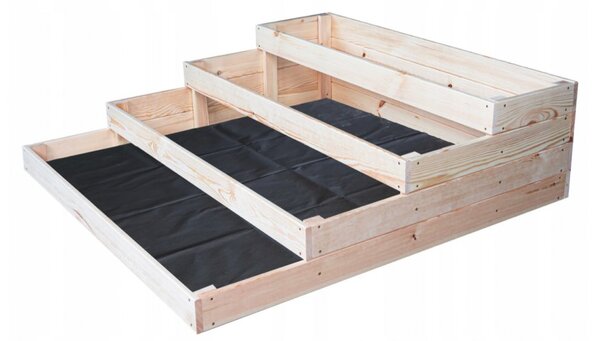 Visoka drvena gredica 120 x 120 cm