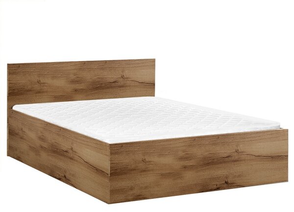 Krevet SOFIA 180 x 200 cm, hrast artisan Podnica: Sa podnicom od letvi, Madrac: Bez madraca