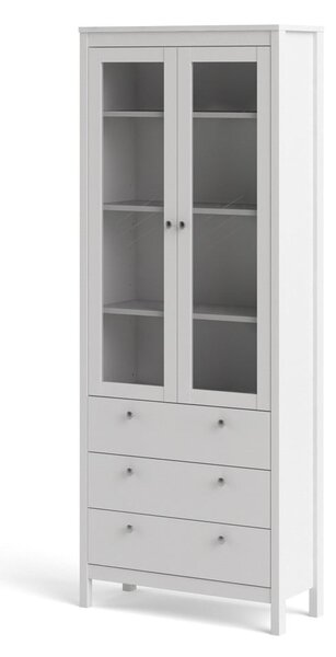 Bijela vitrina 78x199 cm Madrid – Tvilum