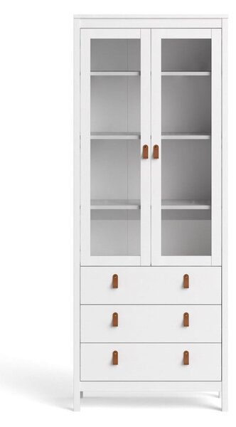 Bijela vitrina 78x199 cm Madrid – Tvilum