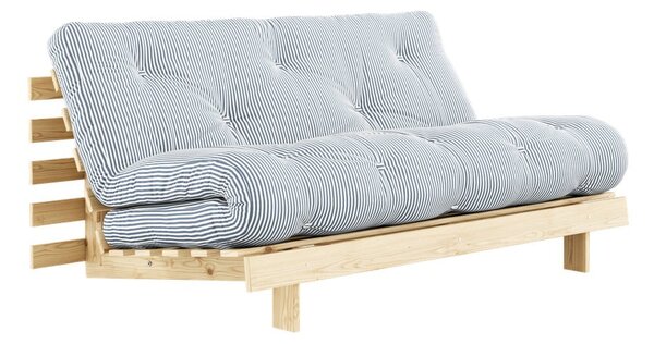 Bijela/svijetlo plava kauč na razvlačenje 160 cm Roots - Karup Design