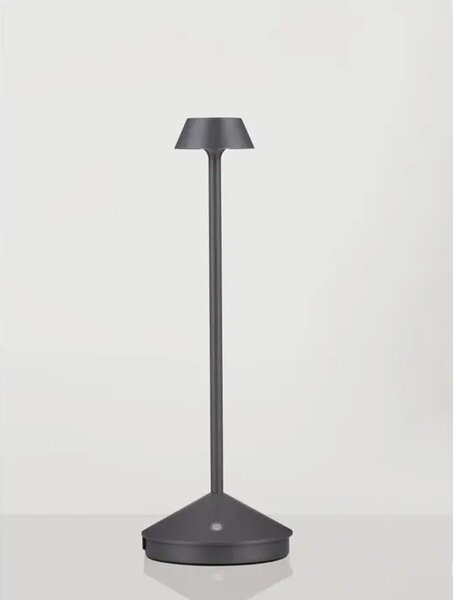 LUMO STOLNA LAMPA LED 3000K 120lm IP54 TAMNO SIVA NL9030620