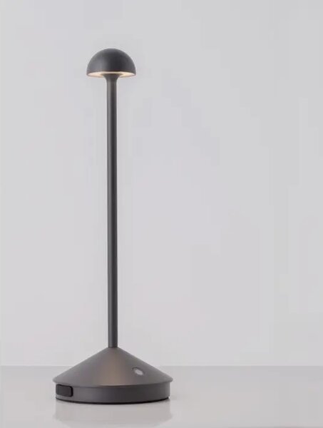 LUMO STOLNA LAMPA LED 3000K 120lm IP54 TAMNO SIVA NL9030620