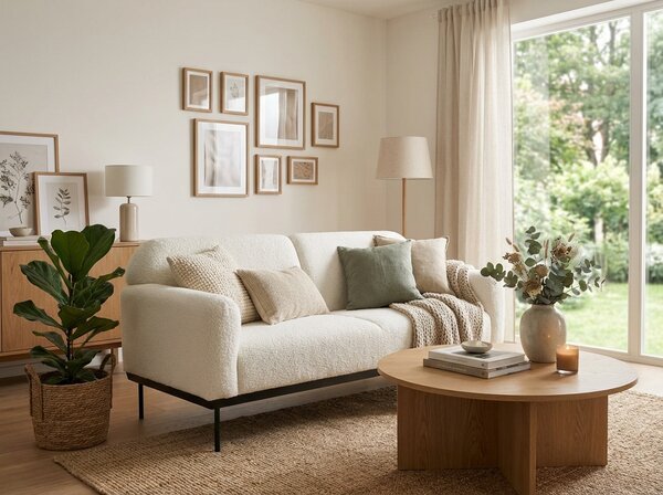 Bijela dizajnerska sofa ANDERSON Baloo 2073