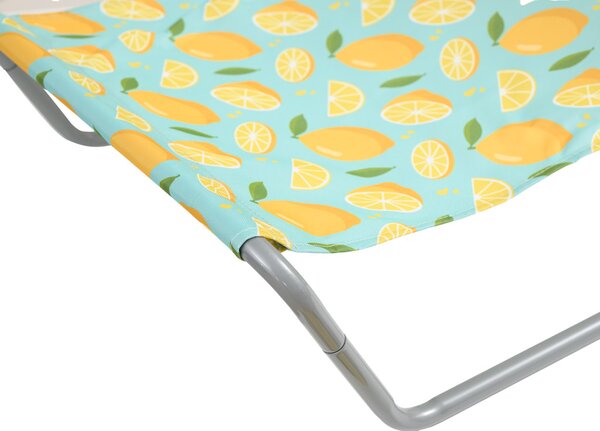 Set 2 kom sklopivih ležaljki za plažu SAND LEMON, šareno