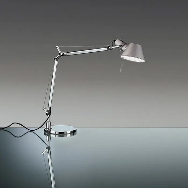 TOLOMEO MINI STOLNA LAMPA S POSTOLJEM KOMPLET ALUMINIJ E-27 A005910 + A008600 AR005910+AR008600