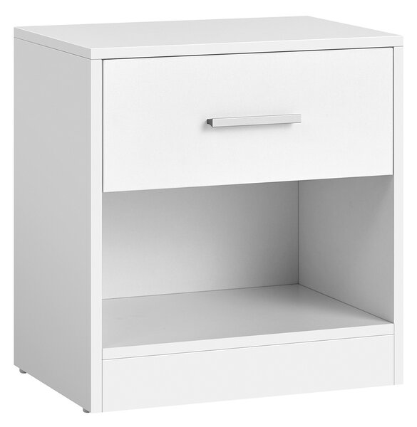 Noćni ormarić s ladicom CLARIO 39x28 cm, bijeli
