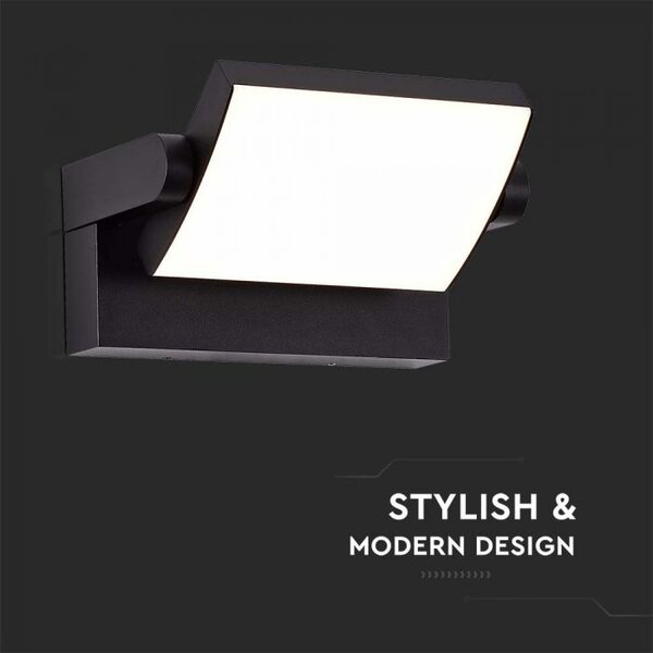 Zidna LED svjetiljka 17W 4000K - IP65 crna 2937 