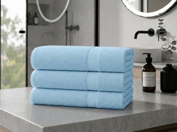 Ručnik CLARYSSE ELEGANCE 60x110 cm svijetlo plavi, 100% pamuk