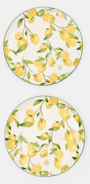 Sinsay - Keramički tanjuri s motivom limuna 2 pack