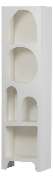 Bijela biblioteka 48x180 cm Caz – WOOOD