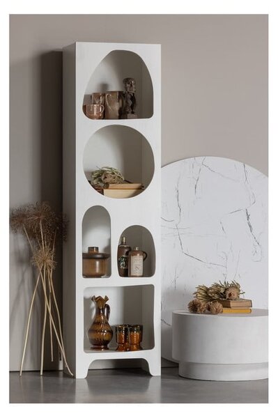 Bijela biblioteka 48x180 cm Caz – WOOOD