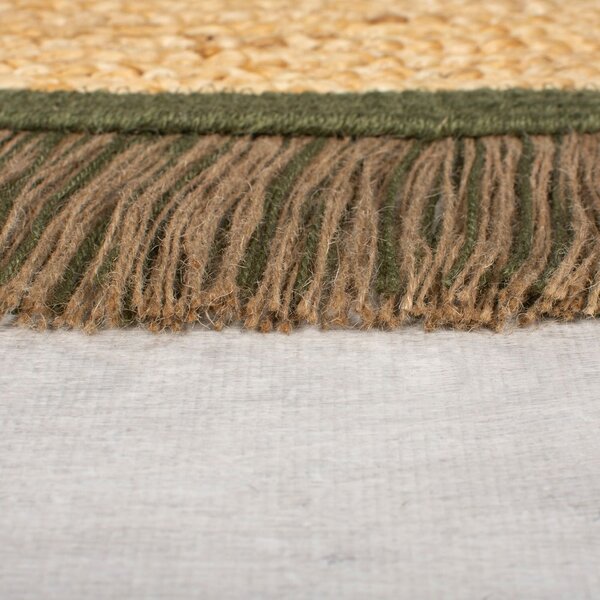 Okrugli tepih u prirodnoj boji ø 180 cm Kahana - Flair Rugs