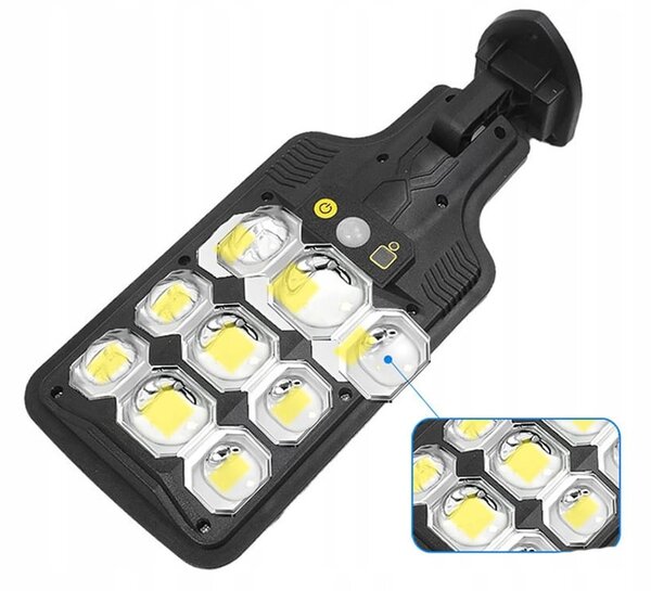 Solar AK. 63 LED COB CESPE LAMPA SA MOGUĆEM KRETANJA I DUSK + DALJIH UPRAVLJANJA