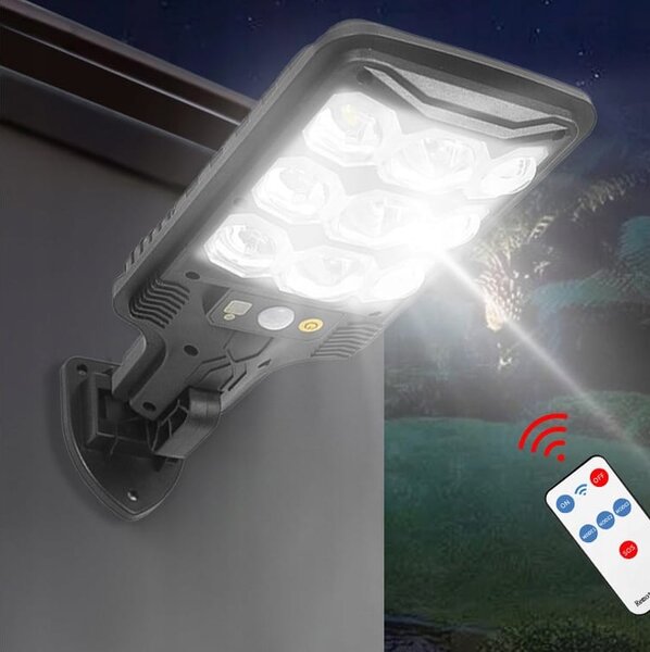 Solar AK. 63 LED COB CESPE LAMPA SA MOGUĆEM KRETANJA I DUSK + DALJIH UPRAVLJANJA
