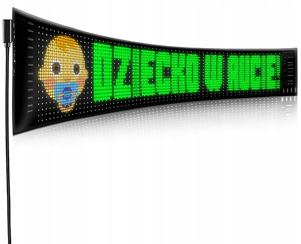 Fleksibilni LED RGB zaslon USB 59cm aplikacija