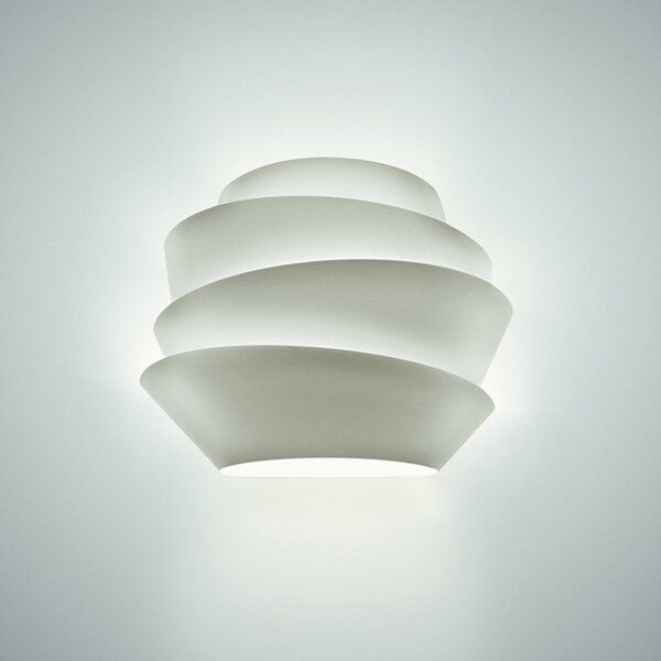 Foscarini Le Soleil zidna lampa R7s, bijela, prigušiva, Bijela, Dnevni boravak/blagovaonica, Plastika