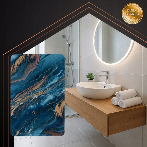 Kupaonica brzo suho pranje tepiha 80x50cm xxl plava
