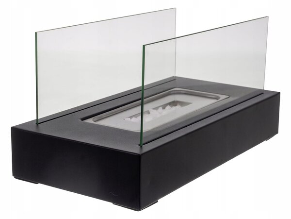 Slobodni biokamin na bioetanolu 35 cm crni