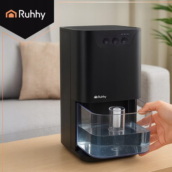 LED RGB 36W odvlaživač i apsorber vlage 1400ml crno