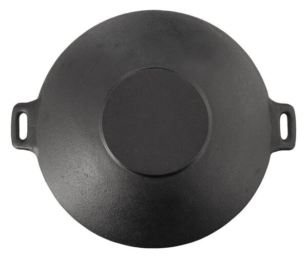 Wok tava od lijevanog željeza ø 30 cm Litina – Orion