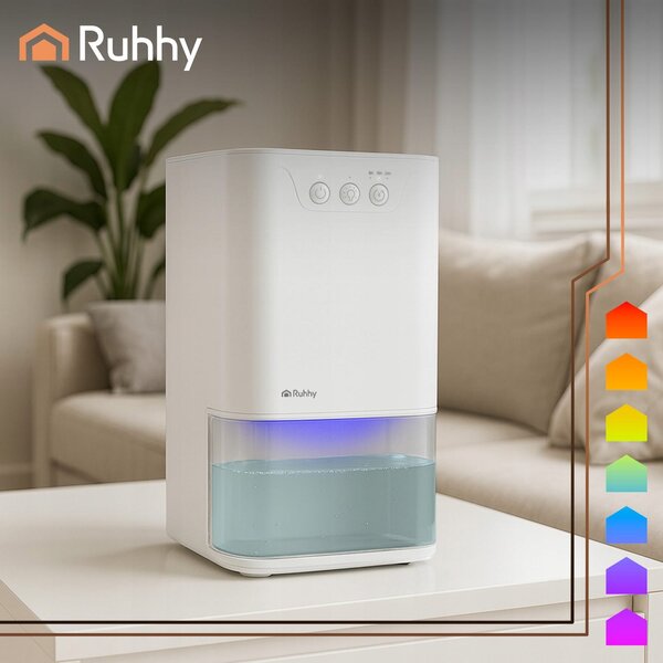 LED RGB 36W odvlaživač i apsorber vlage 1400 ml bijeli