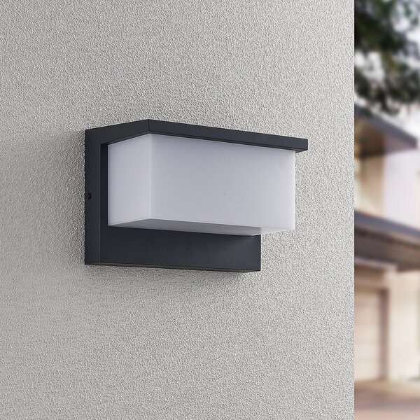 Trio Lighting Nestos LED vanjska zidna svjetiljka, IP54, Crno, Metal