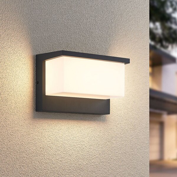 Trio Lighting Nestos LED vanjska zidna svjetiljka, IP54, Crno, Metal