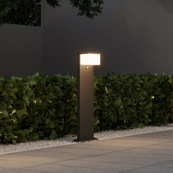 Trio Lighting Nestos LED putna svjetiljka sa senzorom pokreta, IP54, Crno, Metal