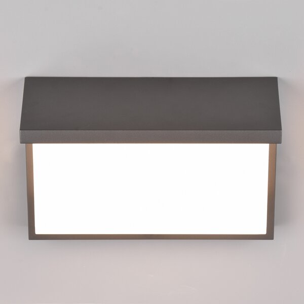 Trio Lighting Nestos LED vanjska zidna svjetiljka, senzor pokreta, IP54, Crno, Metal