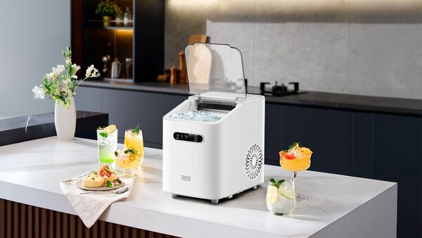 110w barski aparat za izdelavo ledenih kock 1l ledomat bel akcija