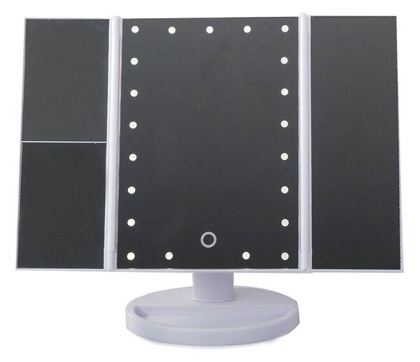 Povećalo kozmetičko ogledalo s 22 LED USB rasvjete