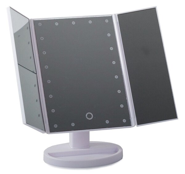 Povećalo kozmetičko ogledalo s 22 LED USB rasvjete