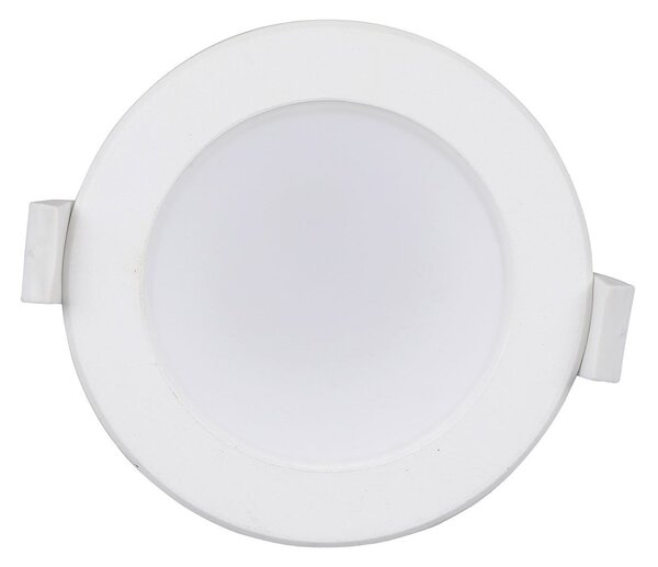 PRIOS Prios LED ugradna svjetiljka Rida, set 3 kom, bijela, 15 cm, CCT, IP44, prigušiva, Bijela, kupaonica, Aluminij, Okrugla ugradna svjetla