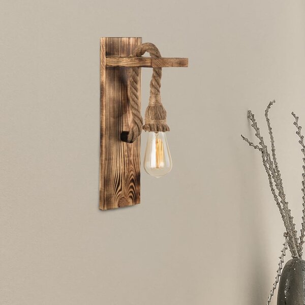 Zidna lampa u prirodnoj boji Woody - Squid Lighting