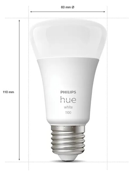 Philips Hue STARTER SET PAMETNA ŽARULJA 3xE27/9.5W A60 2700K 1055 Lm + PRIBOR 8719514289130