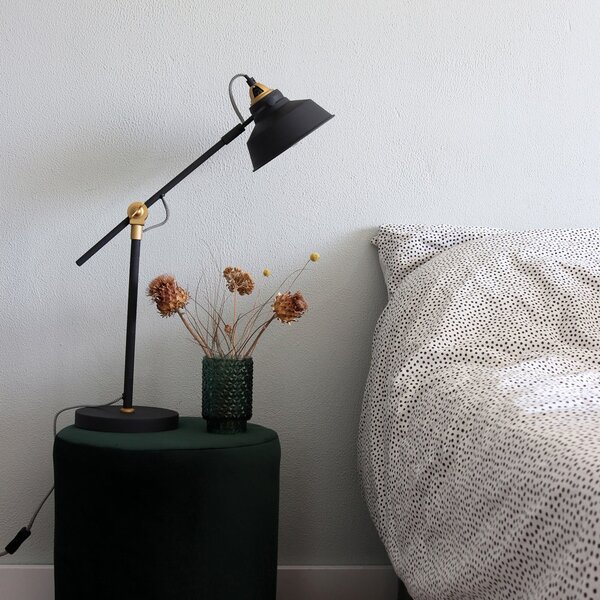 Steinhauer Nové stolna lampa, podesiva, crna, Crno, Dnevni boravak/blagovaonica, Metal