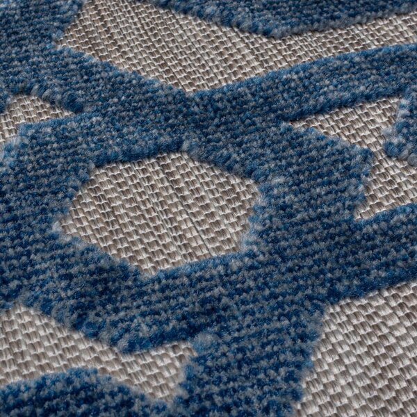 Plavi vanjski tepih 230x66 cm Oro - Flair Rugs