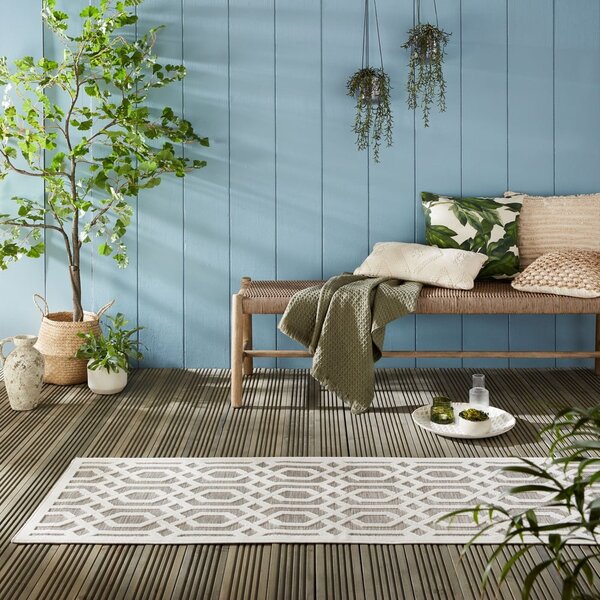 Bež vanjska staza 230x66 cm Mondo - Flair Rugs