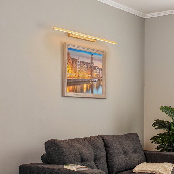 Quitani LED svjetlo za slike Talon, anodizirani mjed, prigušiva, Zlato / mjed, Područje hodnika, Aluminij