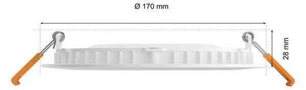 PHILIPS HUE WCA TANKA UGRADBENA SVJETILJKA BIJELA 170 RGBW 8720169264212