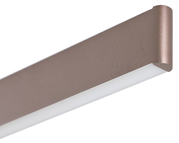 Stropne Svjetiljka Lucande, Mylosh, prigušiv, Smeđa / hrđa, Dnevna soba, Aluminij, Moderan