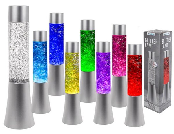 Ukrasna lava LED LED RGB Glitter 34cm