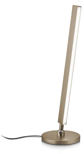 Knapstein LED stolna lampa Kosma, efekt bronce, CCT, upravljanje gestama, prigušiva, Bronca / stari mesing, Dnevni boravak/blagovaonica, Mjed