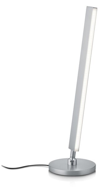 Knapstein LED stolna lampa Kosma, mat nikal, CCT, upravljanje gestama, prigušiva, Metalik, Dnevni boravak/blagovaonica, Mjed