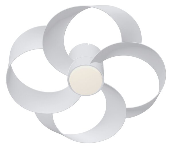 Mantra Iluminación LED stropni ventilator, ružičasto-bijela, DC motor, tih, Ø 65 cm, CCT, prigušiva, Bijela, Dnevni boravak/blagovaonica, Plastika