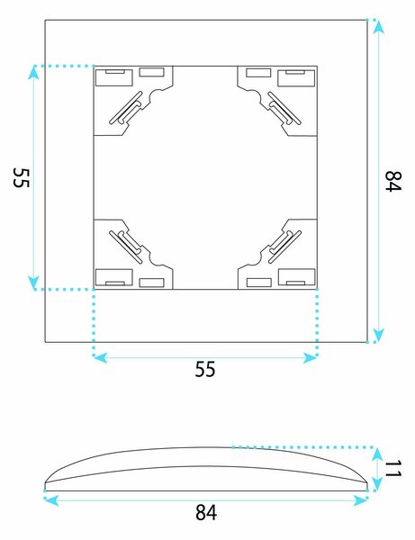 Jednostruka utičnica s uzemljenjem + 2x USB-A OSTE JNH003-G White