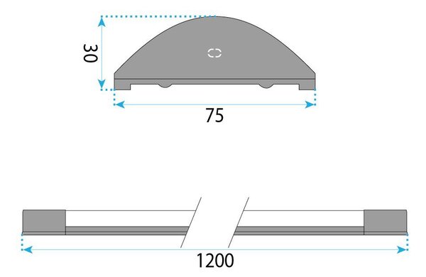 LED lampa JNH055-35N White 120 cm